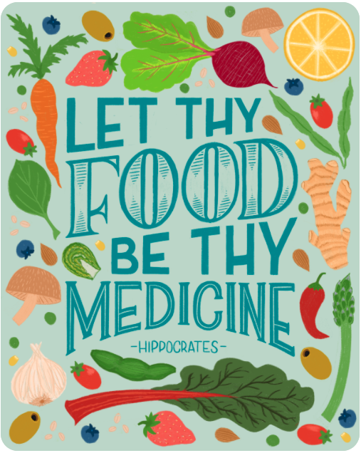 Let food be thy medicine 
